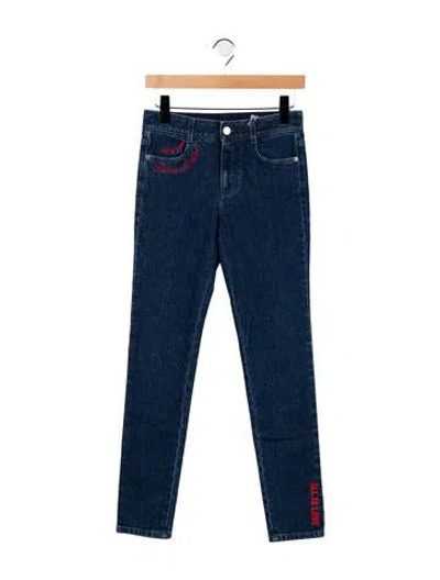 Pre-owned Stella Mccartney Mid-rise Skinny Leg Jeans In Blue