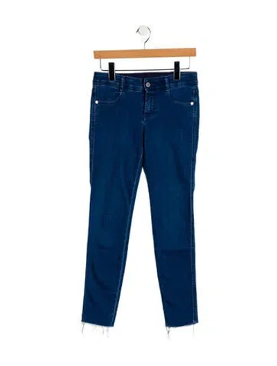 Pre-owned Stella Mccartney Mid-rise Skinny Leg Jeans In Blue