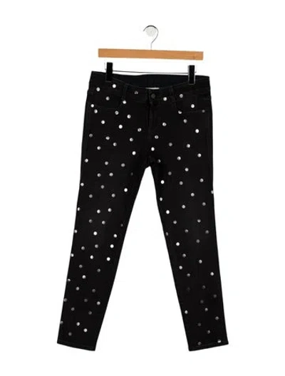 Pre-owned Stella Mccartney Mid-rise Skinny Leg Jeans In Blue