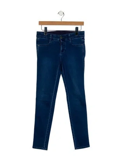 Pre-owned Stella Mccartney Mid-rise Skinny Leg Jeans In Blue