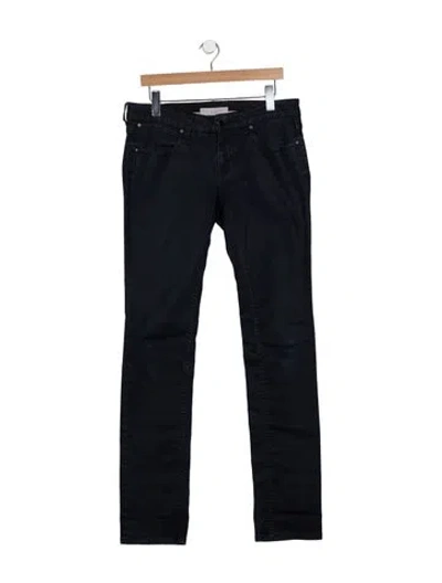 Pre-owned Stella Mccartney Mid-rise Skinny Leg Jeans In Blue