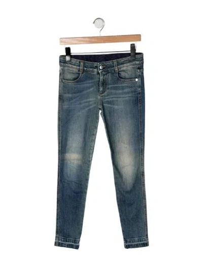 Pre-owned Stella Mccartney Mid-rise Skinny Leg Jeans In Blue