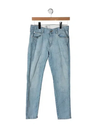 Pre-owned Stella Mccartney Mid-rise Skinny Leg Jeans In Blue