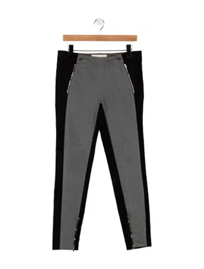 Pre-owned Stella Mccartney Mid-rise Skinny Leg Jeans In Gray