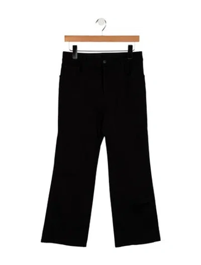 Pre-owned Stella Mccartney Mid-rise Straight Leg Jeans In Black