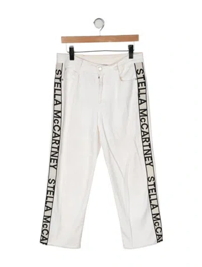 Pre-owned Stella Mccartney Mid-rise Straight Leg Jeans In Multicolor