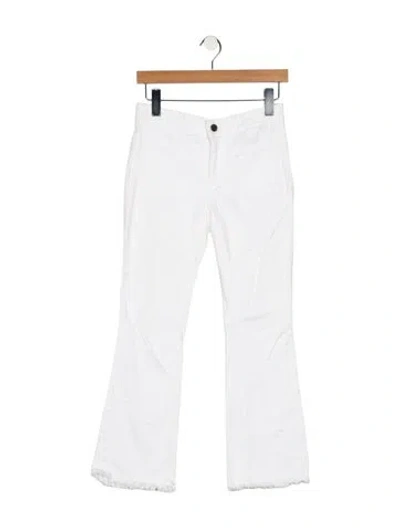 Pre-owned Stella Mccartney Mid-rise Straight Leg Jeans In Neutral