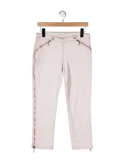 Pre-owned Stella Mccartney Mid-rise Straight Leg Jeans In Neutral