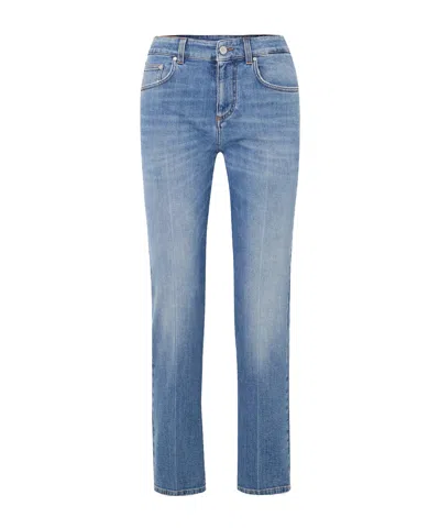 Stella Mccartney Mid-rise Straight-leg Jeans In Blue