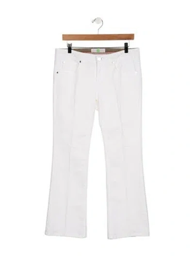 Pre-owned Stella Mccartney Mid-rise Wide Leg Jeans In Blue