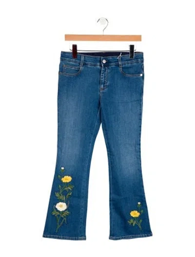 Pre-owned Stella Mccartney Mid-rise Wide Leg Jeans W/ Tags In Blue