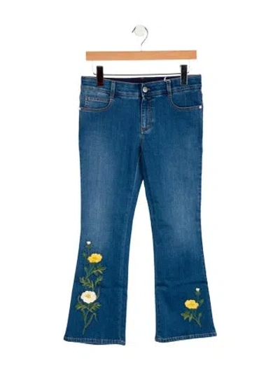 Pre-owned Stella Mccartney Mid-rise Wide Leg Jeans W/ Tags In Blue