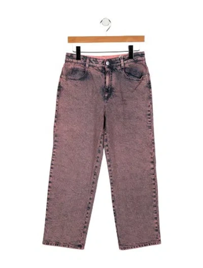 Pre-owned Stella Mccartney Mid-rise Wide Leg Jeans W/ Tags In Pink