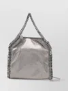 Stella Mccartney Mini 3 Chain Tote Bag In Silver