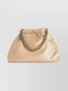 Stella Mccartney Mini Bag Falabella Coulisse Chain Strap In Neutral