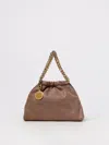 Stella Mccartney Falabella Mini Crossbody Drawstring Bags In Sand