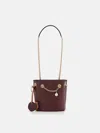 Stella Mccartney Embossed Alter Mat Shoulder Bag In 棕色