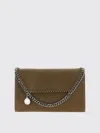 Stella Mccartney Falabella Shaggy Shoulder Bag In Green