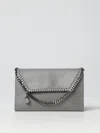 Stella Mccartney Falabella Mini Crossbody Bag In 灰色