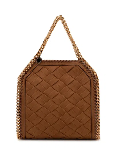 Stella Mccartney Falabella Chain Shoulder Bag In Brown