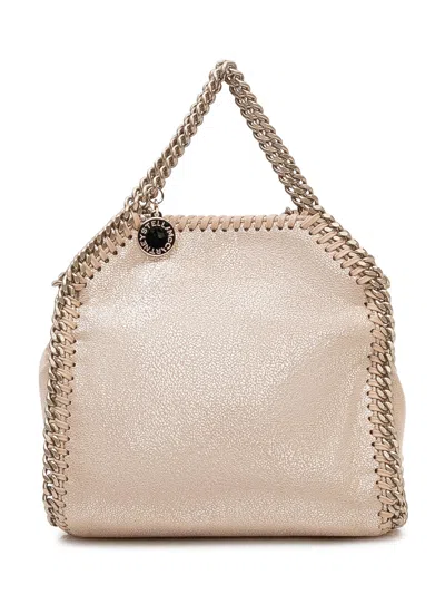 Stella Mccartney Mini Chic Shoulder Bag In Gold