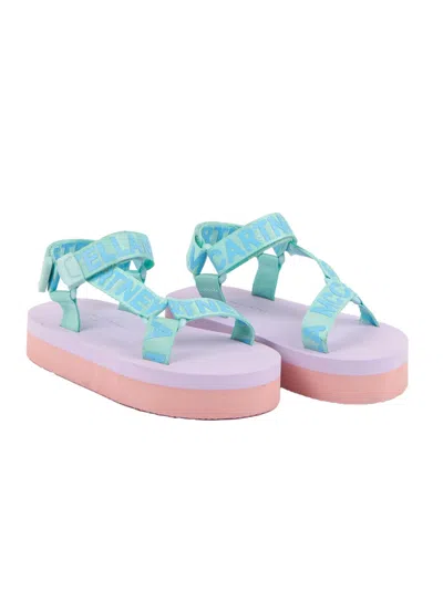 Stella Mccartney Mini Chic Sneakers For Girls In Multicolour
