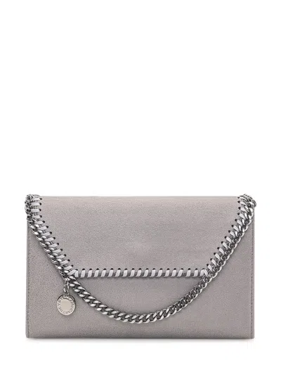 Stella Mccartney Mini Crossbody Bag In Gray