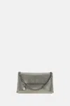 Stella Mccartney Falabella Metallic Crossbody Bag With Chain-link Shoulder Strap And Metallic Effect In Ecoleather Wo