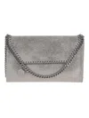 Stella Mccartney Mini Crossbody Fala Shiny Dot In Gray