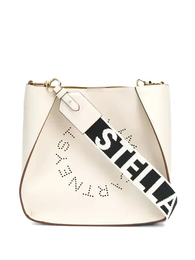 Stella Mccartney Mini Crossbody Tote Bag In Neutral