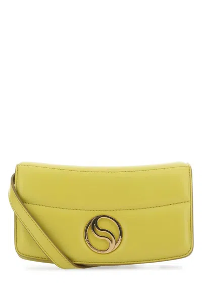 Stella Mccartney Mini Crossbody Wallet Wallet In Yellow