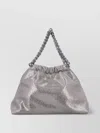 Stella Mccartney Mini Drawstring Bag Chain Strap