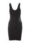Stella Mccartney Knit Mini Dress In Black