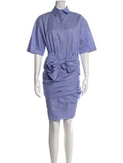 Pre-owned Stella Mccartney Mini Dress In Blue