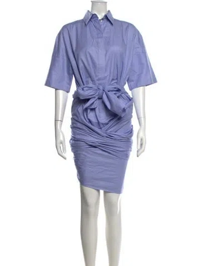 Pre-owned Stella Mccartney Mini Dress In Blue