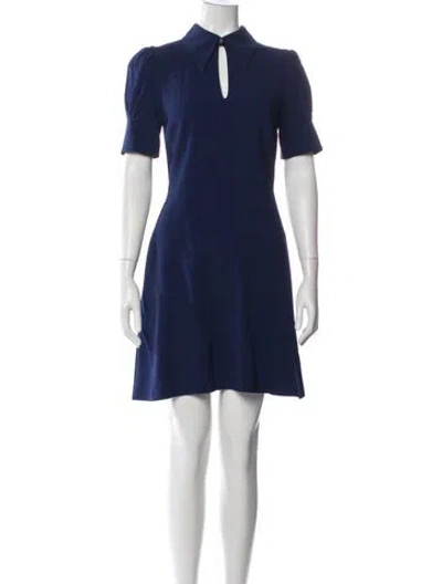 Pre-owned Stella Mccartney Mini Dress In Blue