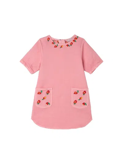 Stella Mccartney Mini Dress For Girls In Pink