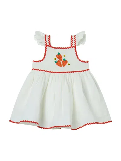 Stella Mccartney Mini Dress For Girls - Spring/summer 2025 In Multicolour