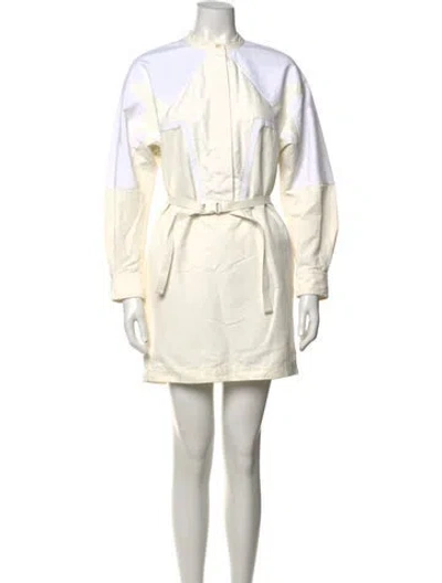 Pre-owned Stella Mccartney Mini Dress In Neutral
