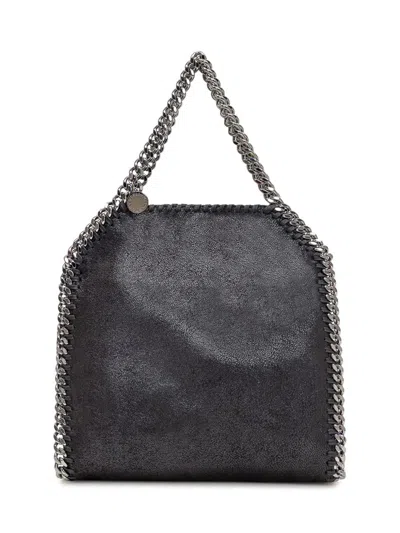 Stella Mccartney Mini Eco Shaggy Tote In Black