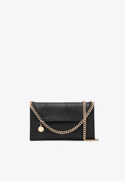 Stella Mccartney Mini Envelope Crossbody Bag In Black