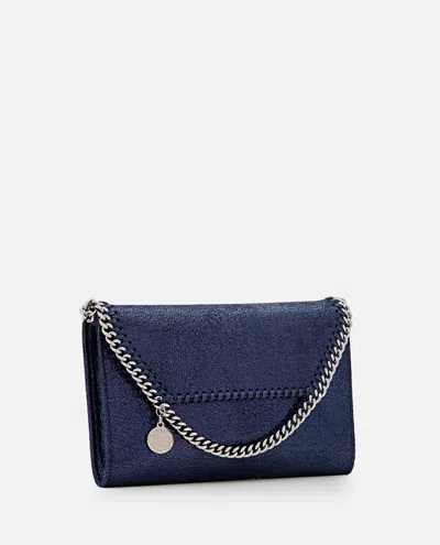 Stella Mccartney Mini Fala Crossbody Bag In Blue