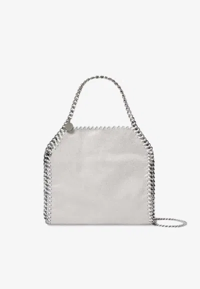 Stella Mccartney Mini Falabella Chain Shoulder Bag In Gray