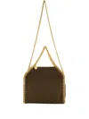 Stella Mccartney Mini Falabella Chain-strap Shoulder Bag In Brown