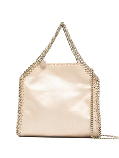 Stella Mccartney Mini Falabella Chain-strap Shoulder Bag In Gold