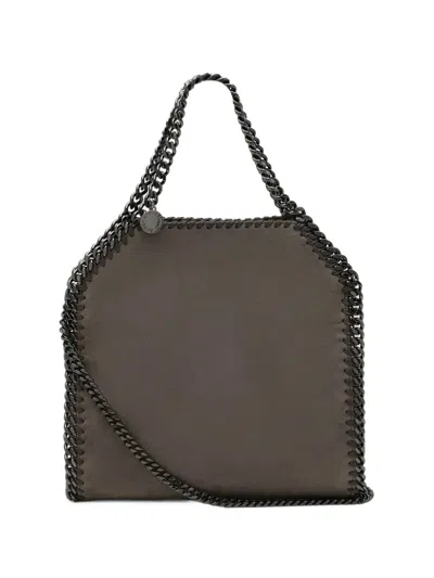 Stella Mccartney Mini Falabella Chain-link Tote Bag In Brown