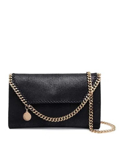 Stella Mccartney Falabella Mini Crossbody Bag In Black