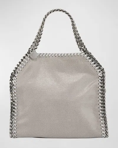 Stella Mccartney Mini Falabella Crossbody Bag In Light Gray