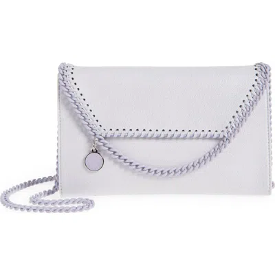 Stella Mccartney Mini Falabella Crossbody Bag In Periwinkle