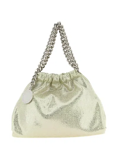 Stella Mccartney Mini Falabella Drawstring Tote Bag In Green